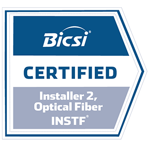 2 - BICSI Certified Installer 2 Optical Fiber Logo